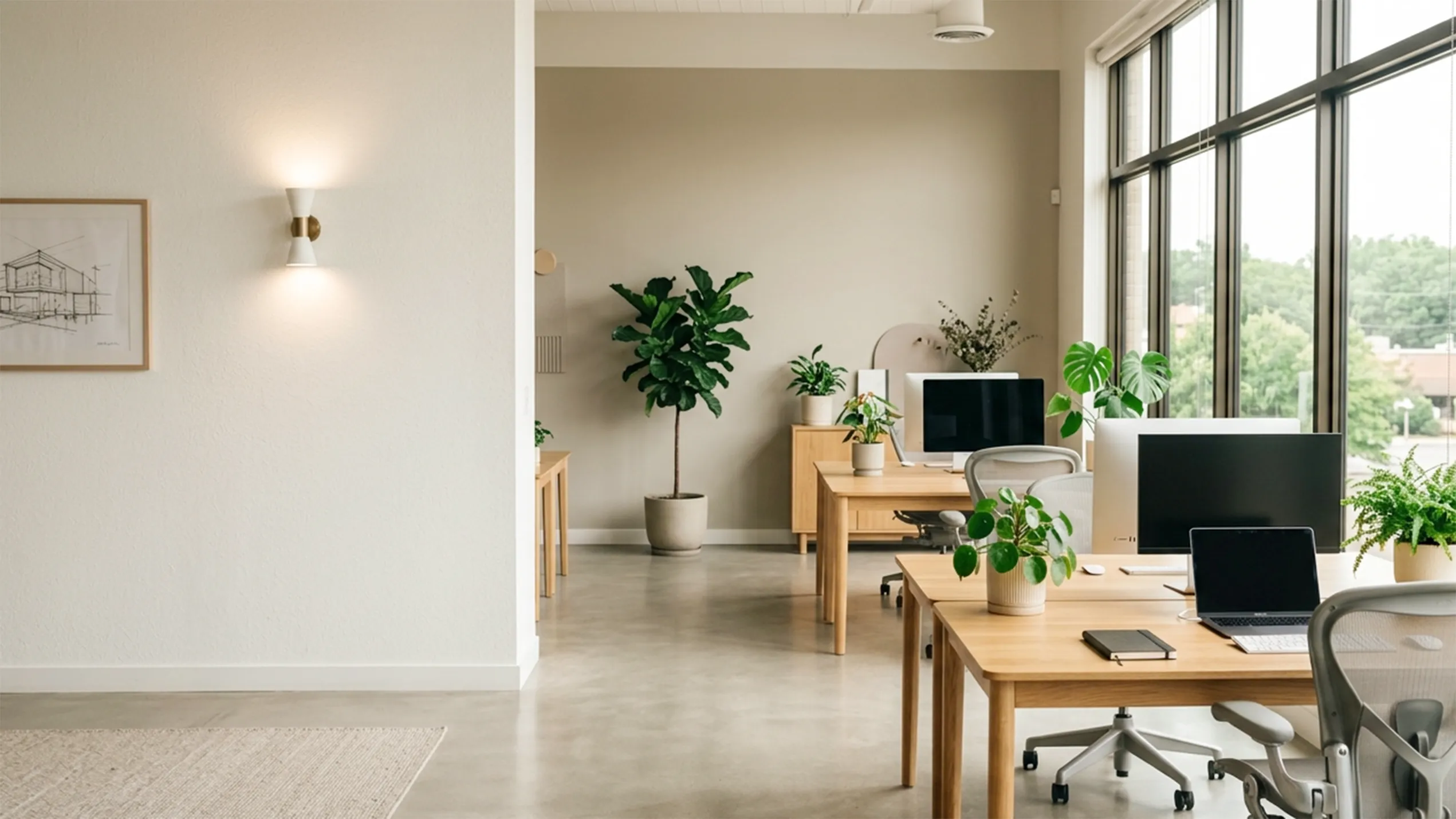 オフィス内装の施工イメージ